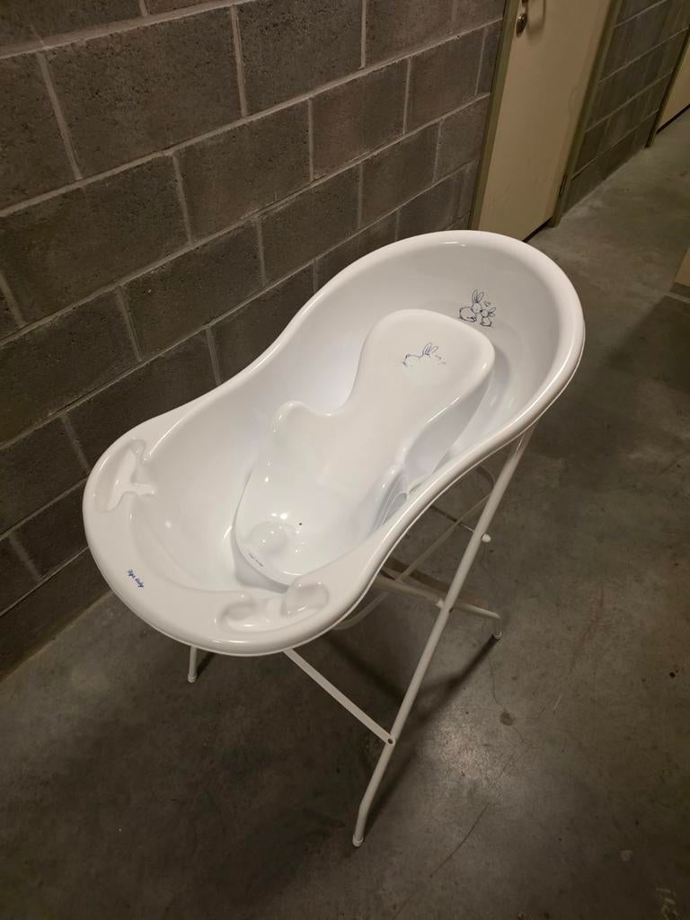 Baignoire bébé avec pied, température et insert nouveau-né., Enfants & Bébés, Enlèvement, Baignoire