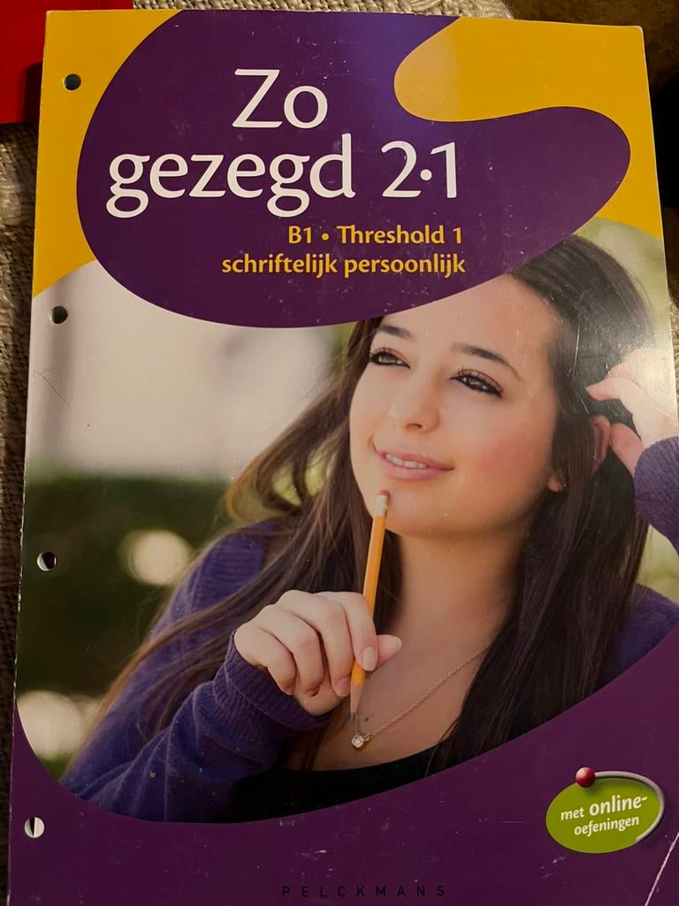 Leerwerkboek Zo gezegd2.1 twee boeken en cd vo en Syllabus, Boeken, Ophalen, Nederlands