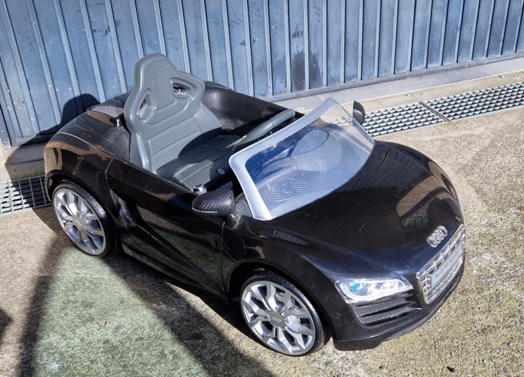 Kinderauto👍Audi RS Spyder Cabrio👍Accu👍, Zo goed als nieuw
