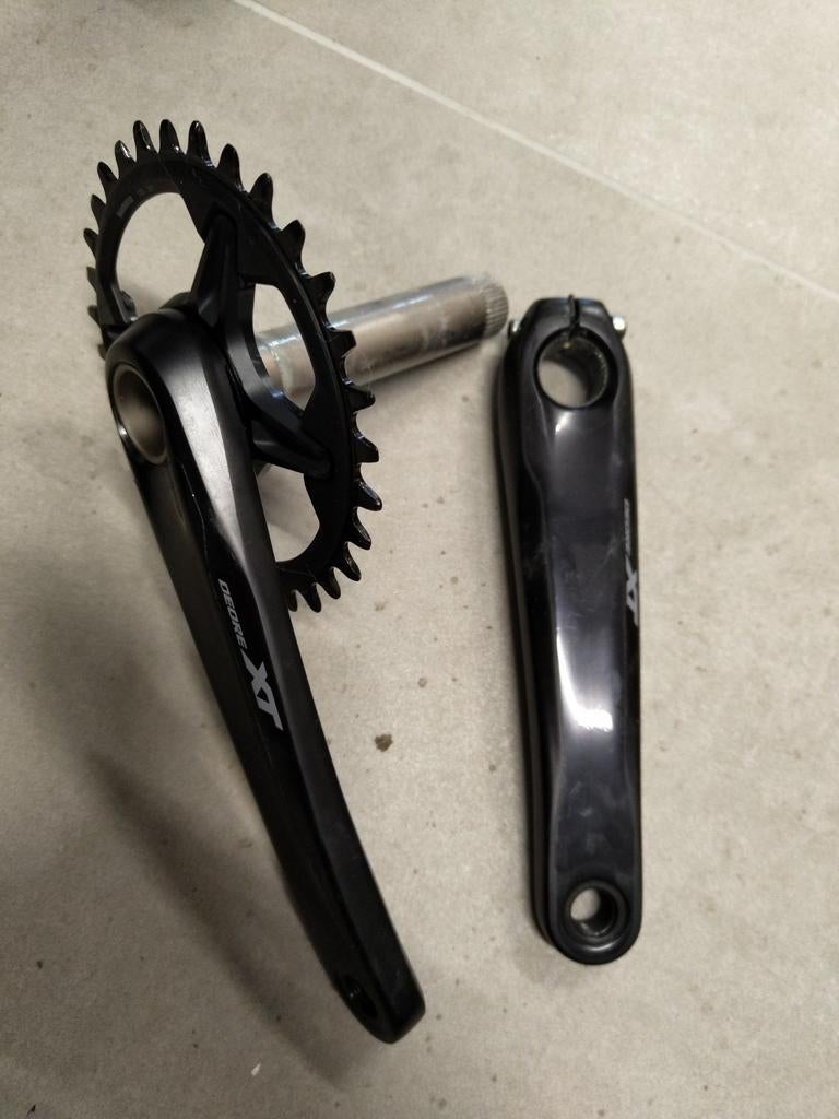 Pédalier Shimano XT 12sp 175 mm, Enlèvement