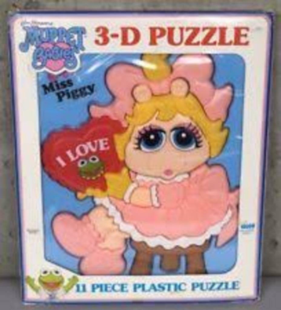 Vintage 3 D puzzel van The Muppets, Enlèvement ou Envoi, Utilisé