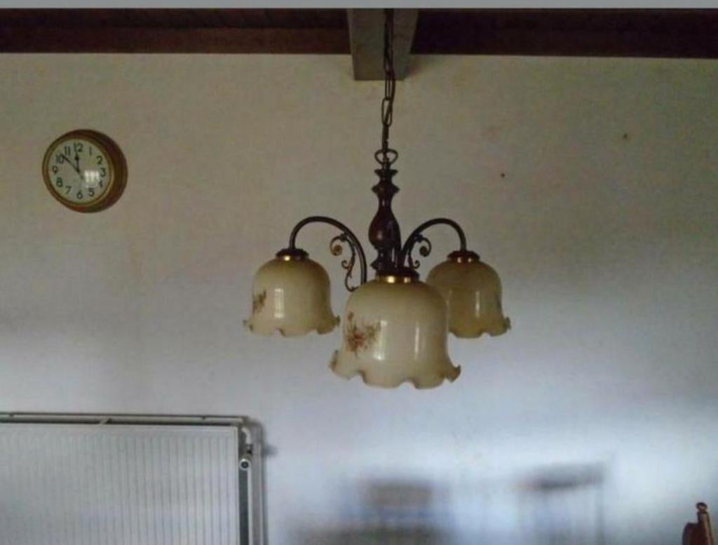 2 Bij elkaar horende lusters., Huis en Inrichting, Lampen | Kroonluchters, Ophalen