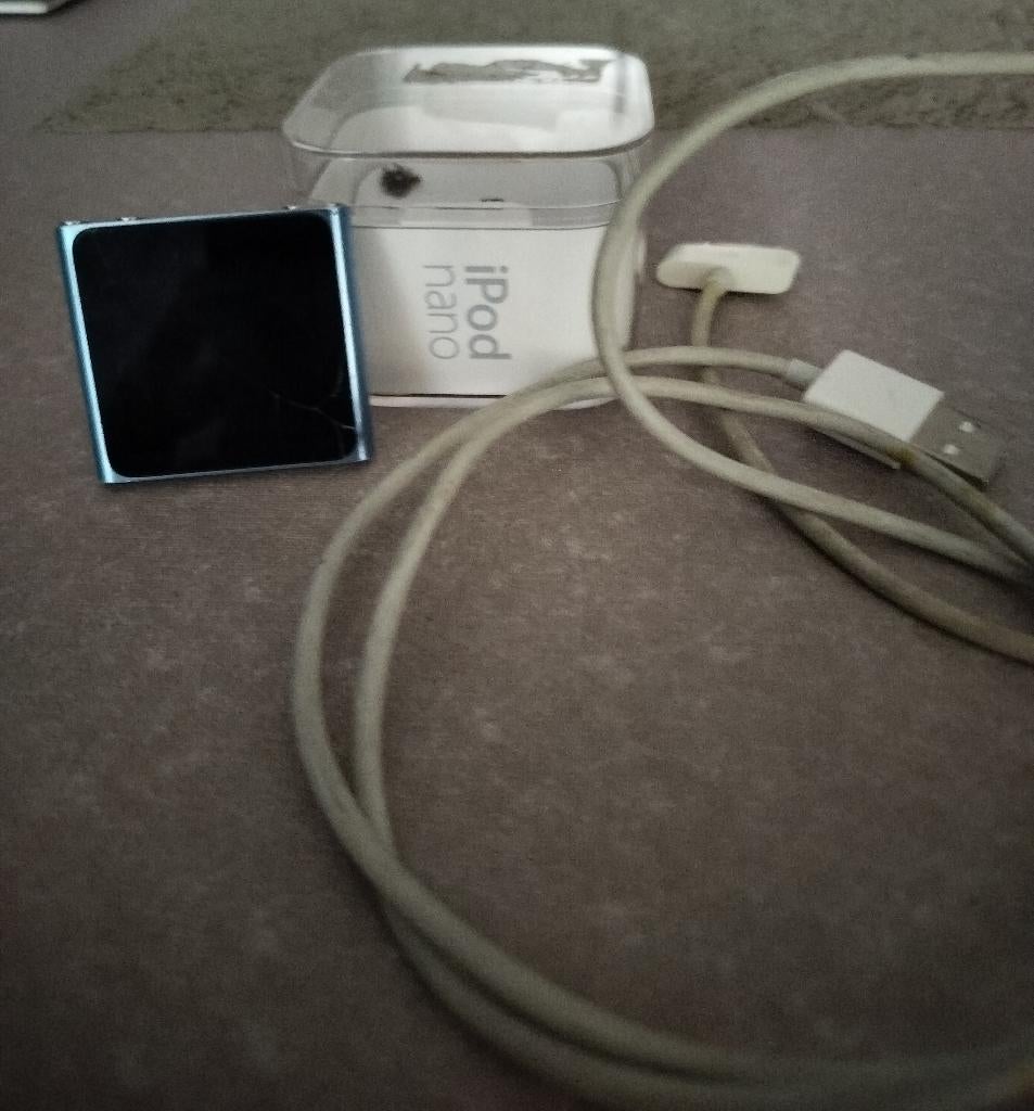 Ipod nano, Enlèvement ou Envoi, Utilisé, Bleu, Nano