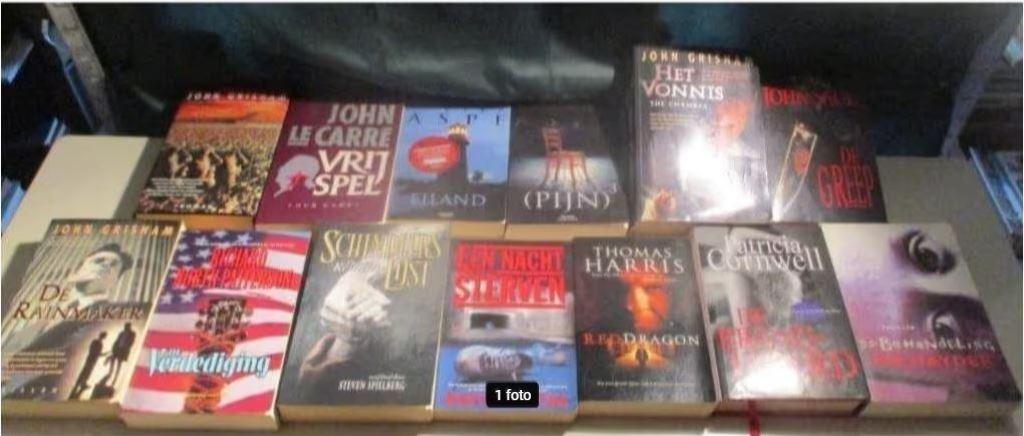 13 Prima Thriller Boeken, Boeken, Ophalen of Verzenden, Zo goed als nieuw