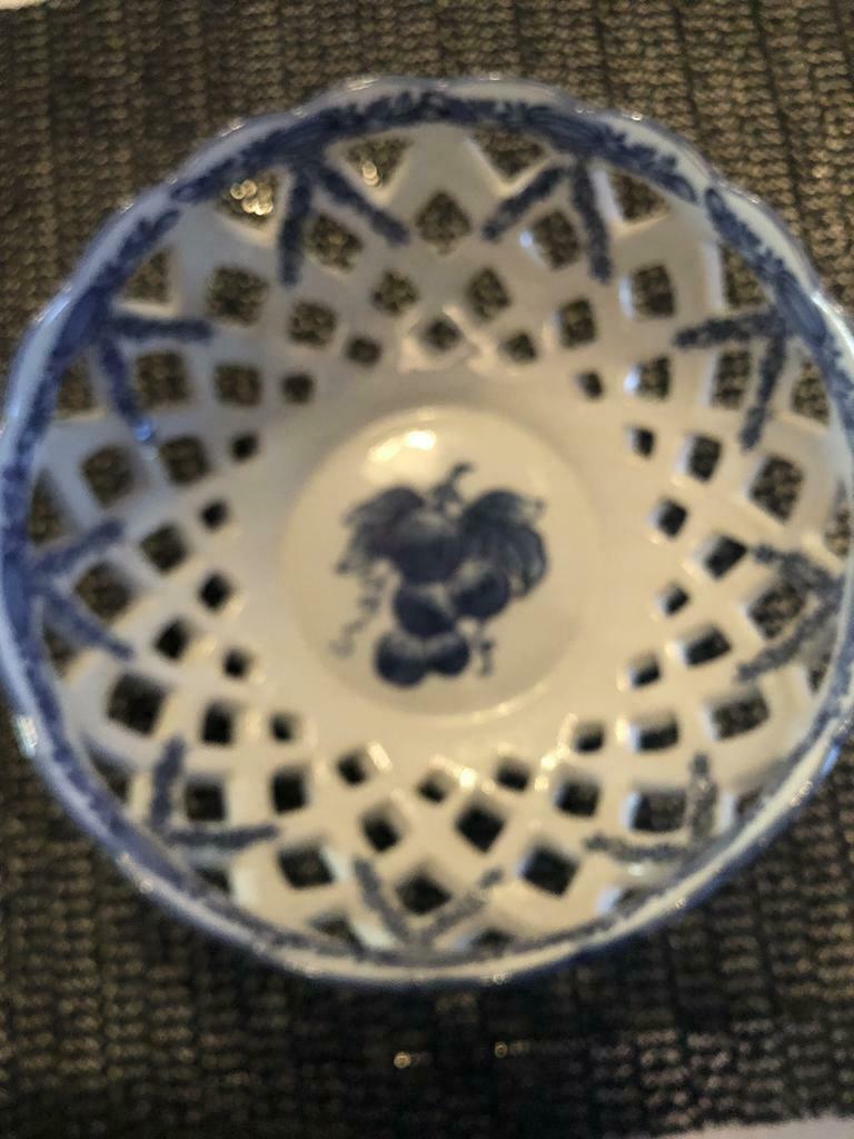 Jolie plat./ panier Creux pour pain / fruits.. vintage, Maison & Meubles, Porcelaine ou Céramique, Panier