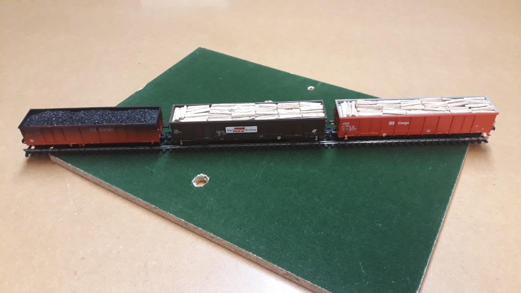 MARKLIN 3 WAGONS TOMBEREAUX CARGO, Enlèvement ou Envoi, Comme neuf, Wagon, Märklin