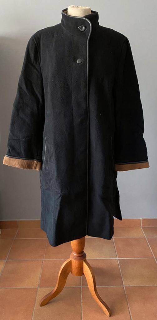 Zwarte mantel Baronia maat 44, Taille 42/44 (L), Baronia, Porté, Noir