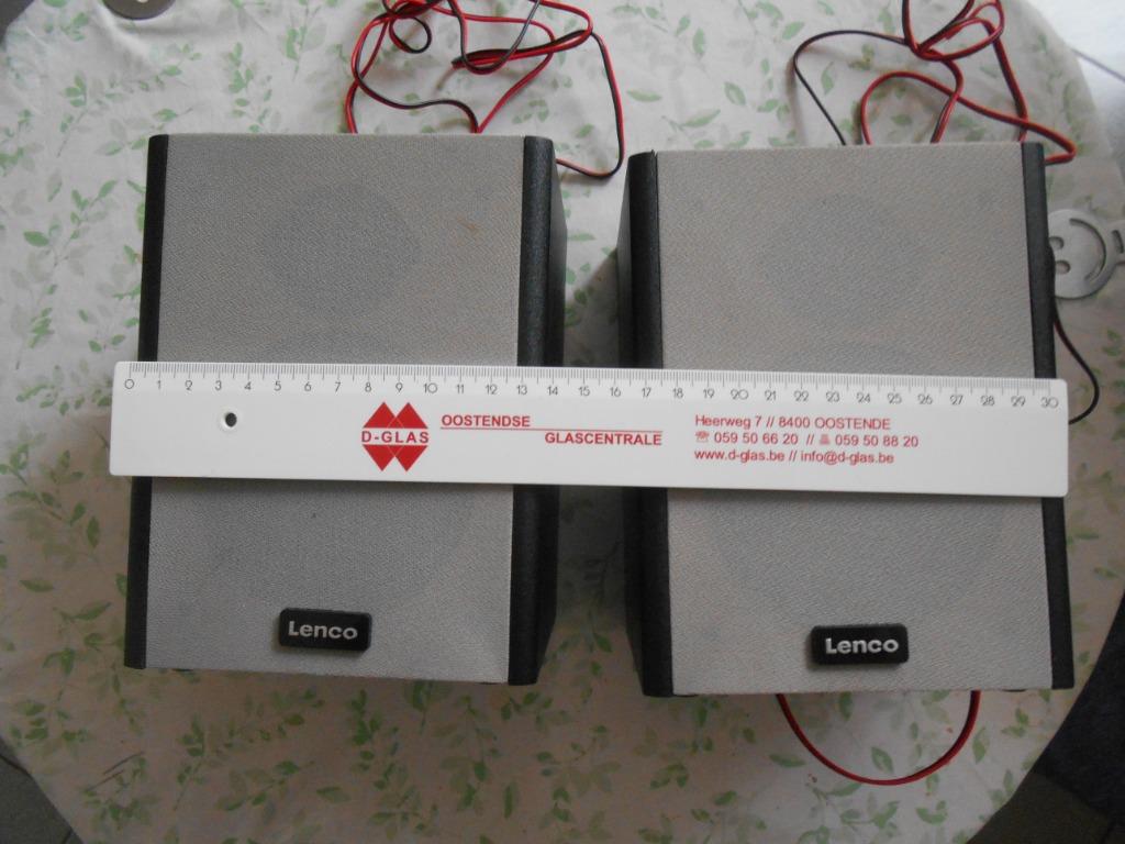 lenco boxjes, TV, Hi-fi & Vidéo, Enceintes, Enlèvement ou Envoi, Comme neuf, Moins de 60 watts, Autres marques