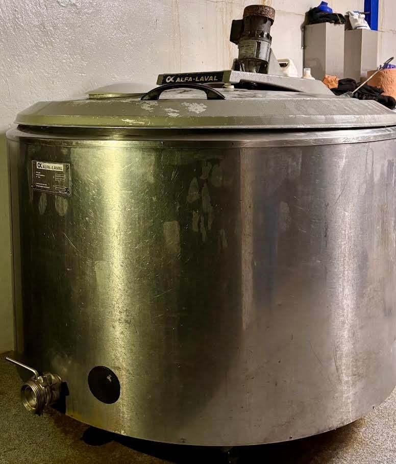 tank a lait 600L alfa laval, Enlèvement, Utilisé
