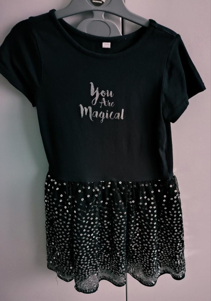 Jolie robe en paillettes, taille 116 , comme neuf., Enlèvement, Comme neuf, Fille