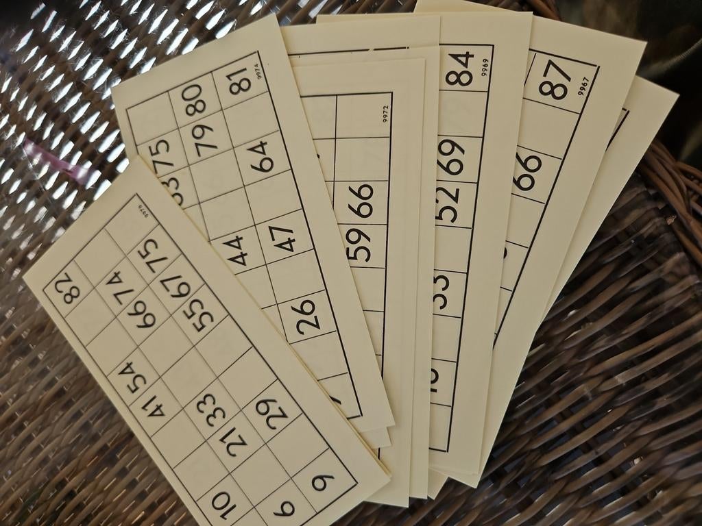 Bingo lotjes, Hobby & Loisirs créatifs, Enlèvement, Neuf