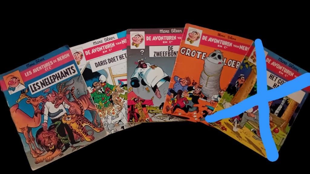 Nero strips, Plusieurs BD, Marc Sleen, Enlèvement, Utilisé