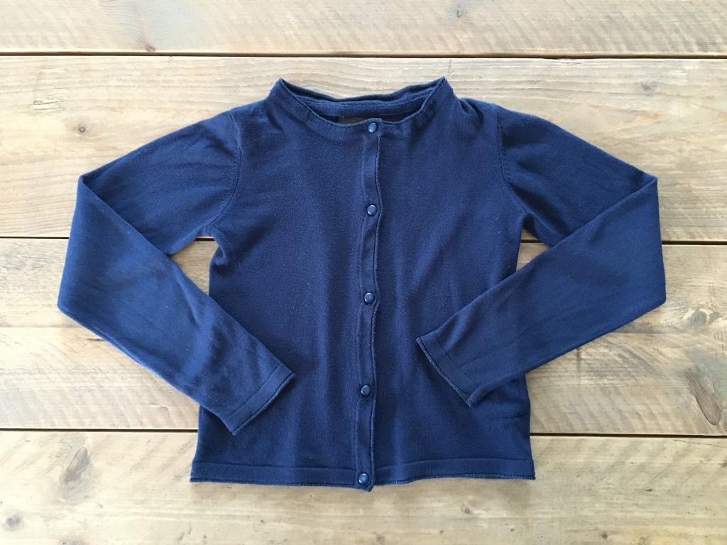 JBC, marine blauw gilet / cardigan 122, Kinderen en Baby's, Kinderkleding | Maat 122, Ophalen of Verzenden, JBC, Meisje, Trui of Vest