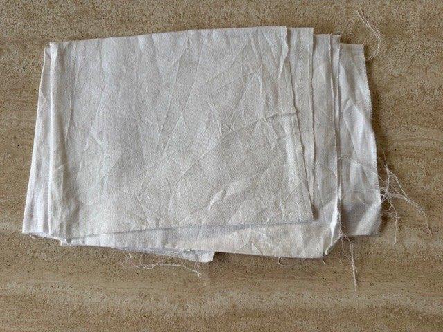 Nieuwe linnen stof - 1,40m x 50cm (nr4909), Ophalen of Verzenden, Nieuw, Wit, Linnen
