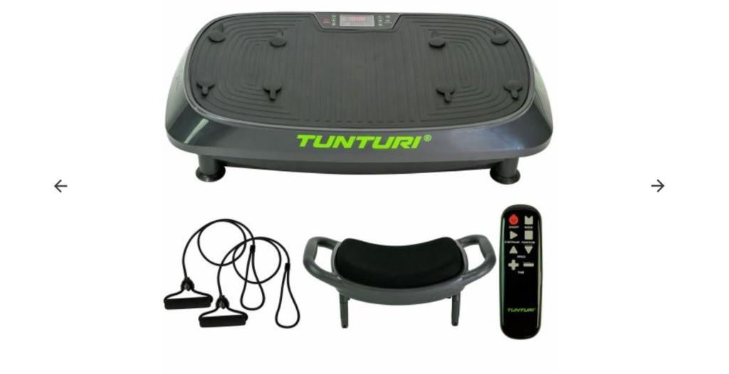 Tunturi Vibration Plate V20, Ophalen, Trilplaat, Zo goed als nieuw, Benen