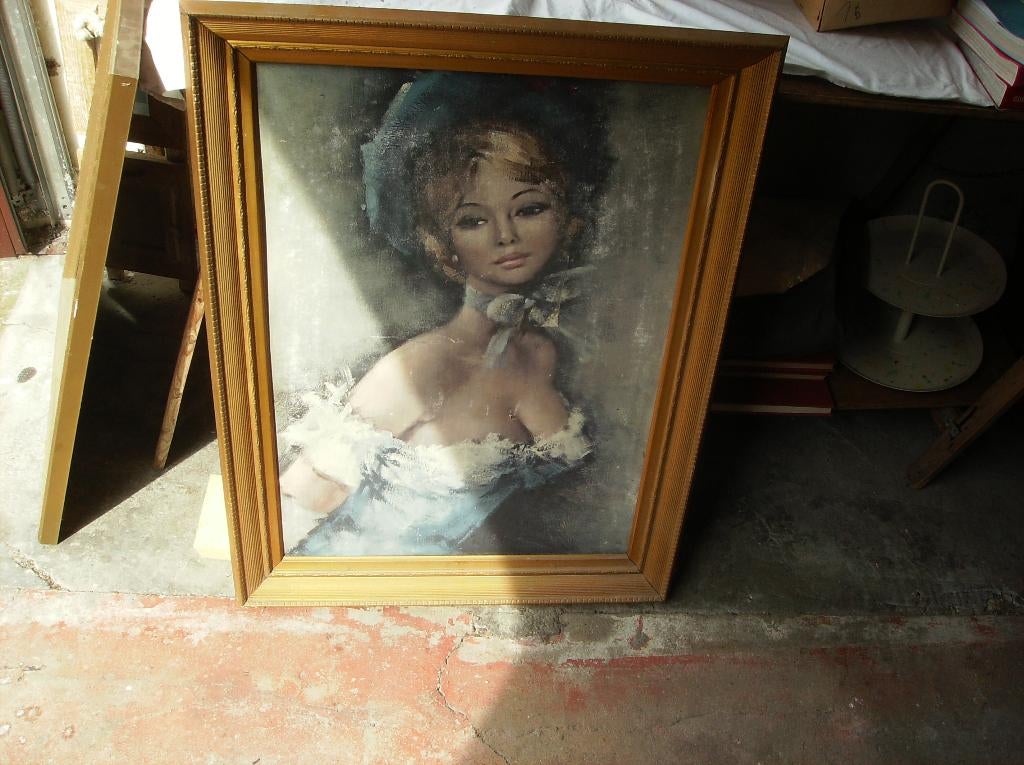 vintage schilderijen   68x78, Ophalen