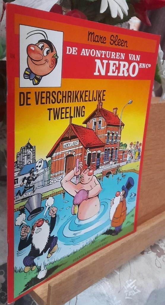 nero nr 114 ‘’de verschrikkelijke tweeling   1ste druk, Marc Sleen, Une BD, Comme neuf, Envoi