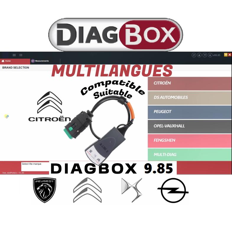 Logiciel DIAGBOX  PSA Opel VIN illimité | Lexia ​, Ophalen of Verzenden, Nieuw