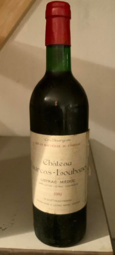 2x Listrac Médoc, château Fourcas Loubaney, 1981, Ophalen of Verzenden, Zo goed als nieuw