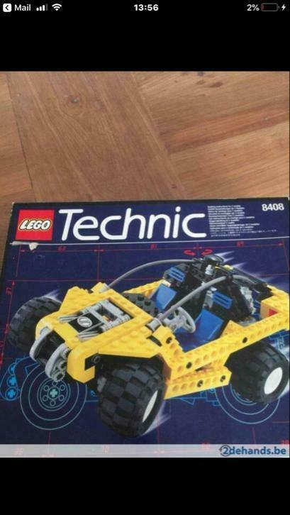 Lego technic nr 8408. Oude doos kompleet met plan. (13) €45, Kinderen en Baby's, Speelgoed | Duplo en Lego, Ophalen, Gebruikt