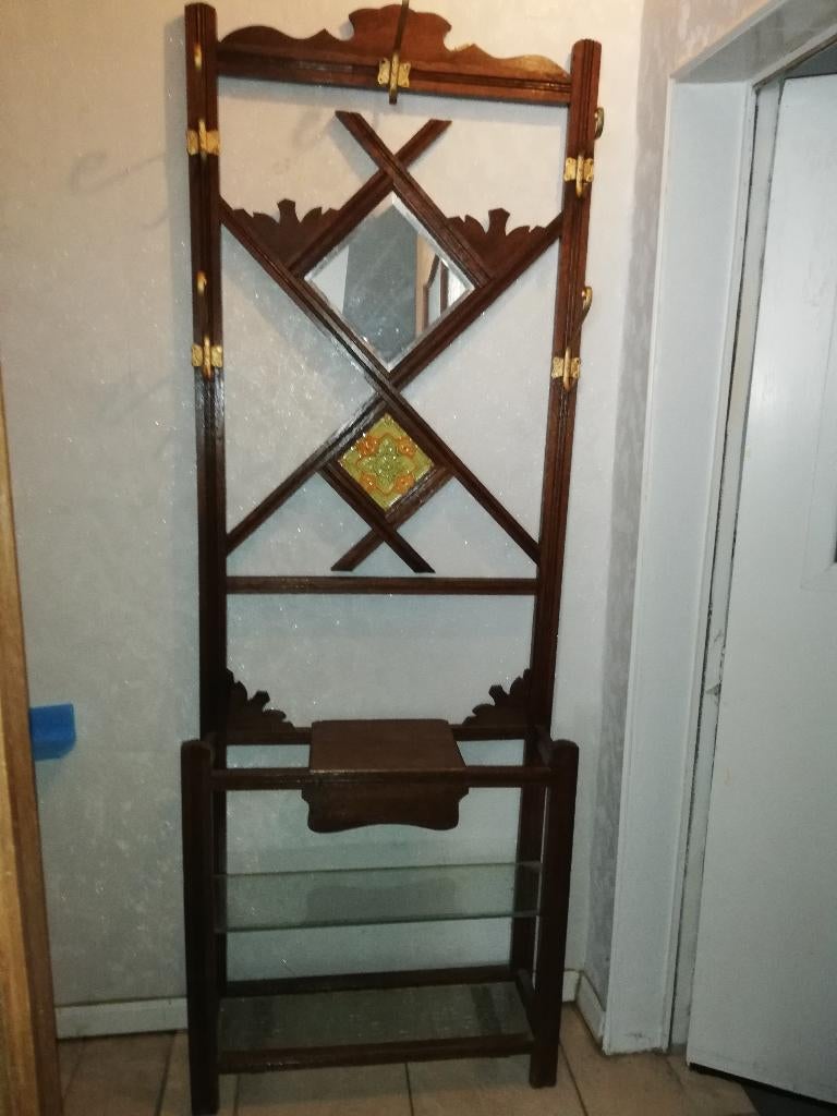 porte manteau ancien, Enlèvement, Comme neuf, Bois, 200 cm ou plus