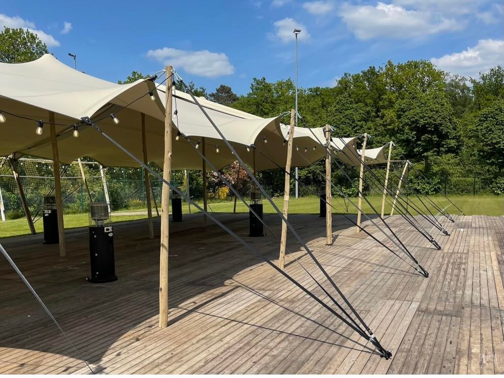 HUUR STRETCHTENT + installatie, Verzenden, Zo goed als nieuw