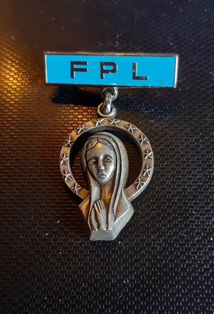 Broche religieuse familles populaires lourdes, Enlèvement ou Envoi, Utilisé