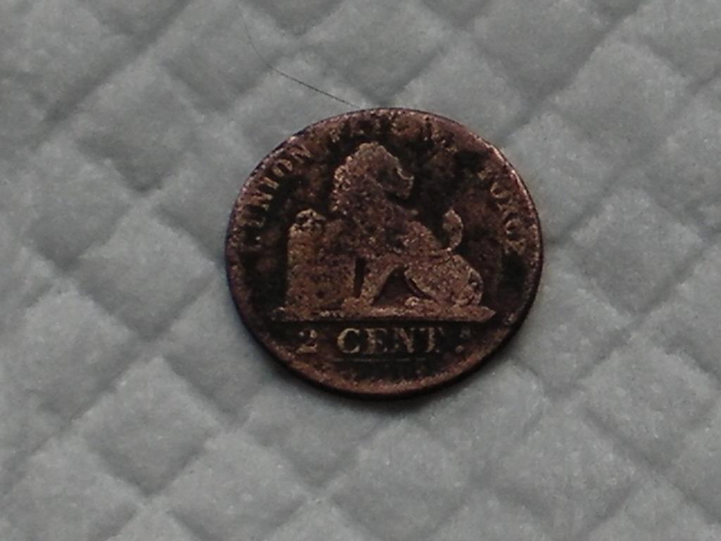 2 centimes- Léopold ll en français (52), Enlèvement ou Envoi, Autre, Monnaie en vrac