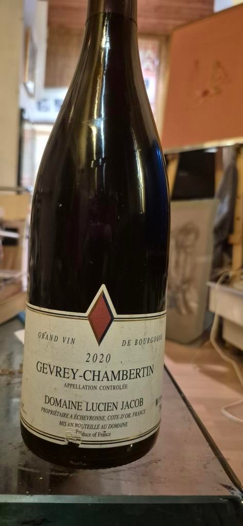 Gevrey Chambertin 2020 Domaine Lucien Jacob, Collections, Vins, Enlèvement ou Envoi, Pleine, Comme neuf, Vin rouge