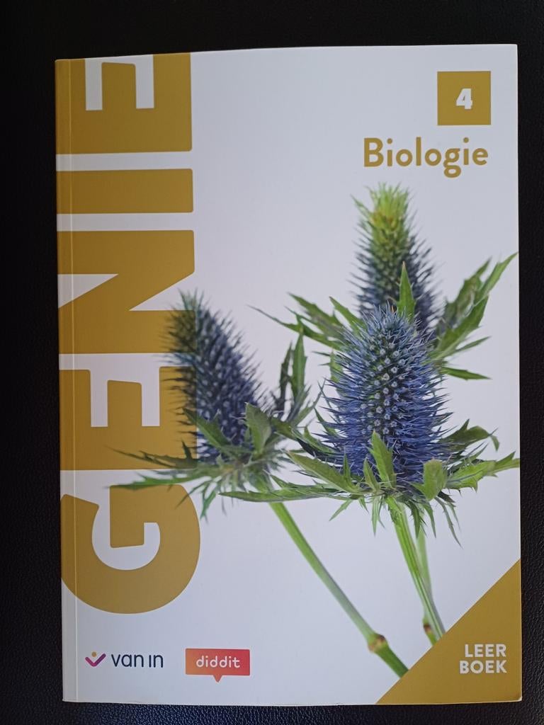 Genie biologie 4 leerboek, Ophalen, Zo goed als nieuw, ASO, Biologie