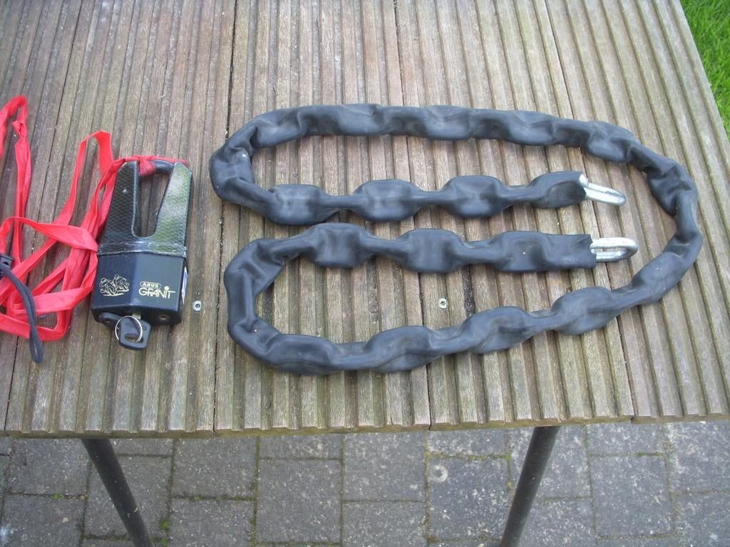 Motorslot-ketting ABUS Granit (lengte 150cm), Enlèvement ou Envoi, Utilisé