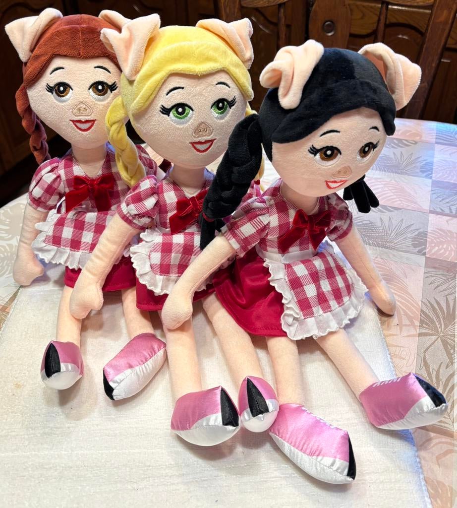 K3,De 3 biggetjes’ poppen met muziek+cd., Enlèvement ou Envoi, Comme neuf, Autres types