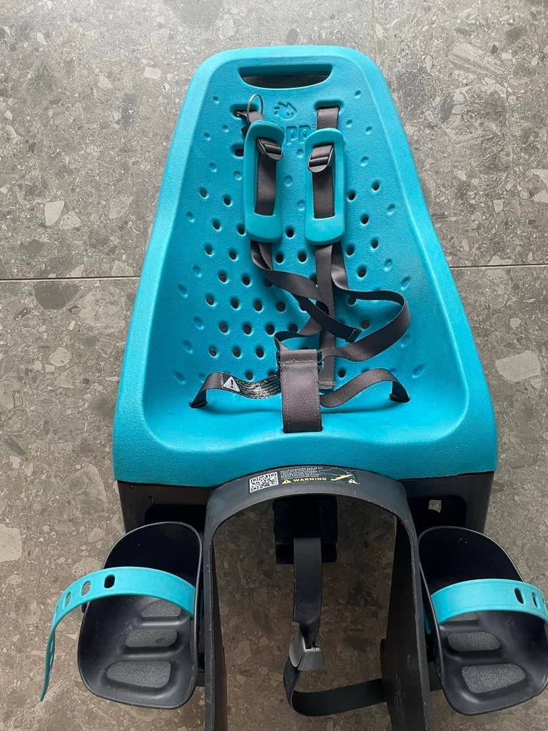 Thule Yepp fietsstoel incl adapter, Achterzitje, Voetsteuntjes, Yepp (Thule), Zo goed als nieuw