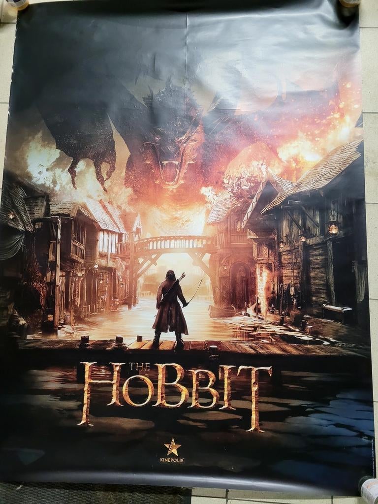 Méga affiche du Hobbit, Enlèvement, Comme neuf
