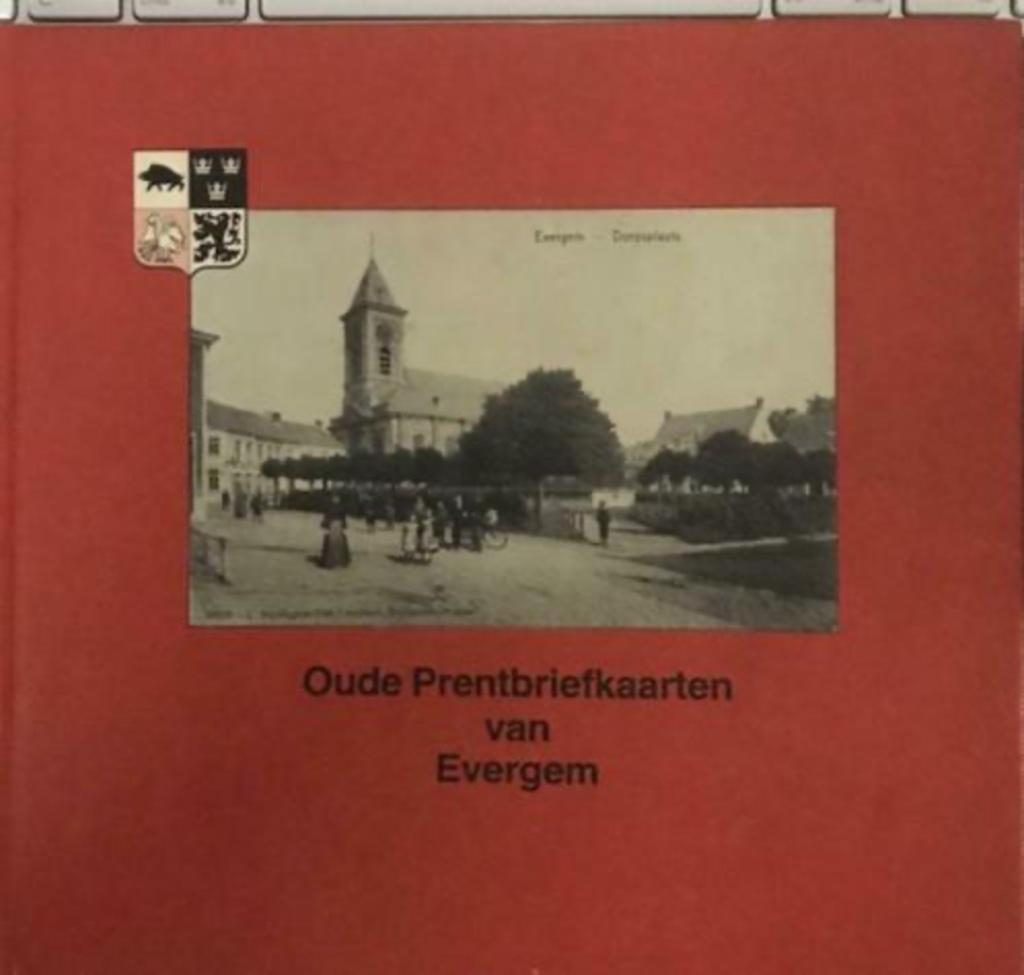 Oude prentbriefkaarten van Evergem Guido Wolfaert, Boeken, Ophalen