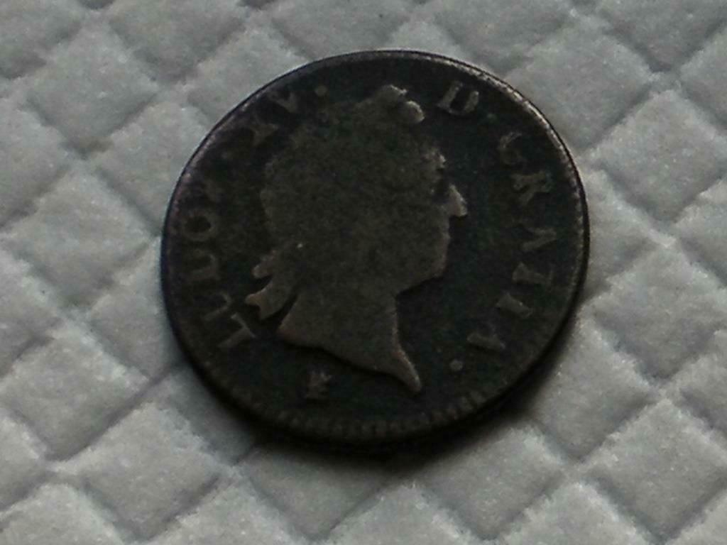 Pièce: Louis XV Sol dit " à la vieille tête" 1773(39), Postzegels en Munten, Ophalen of Verzenden, Frankrijk, Losse munt