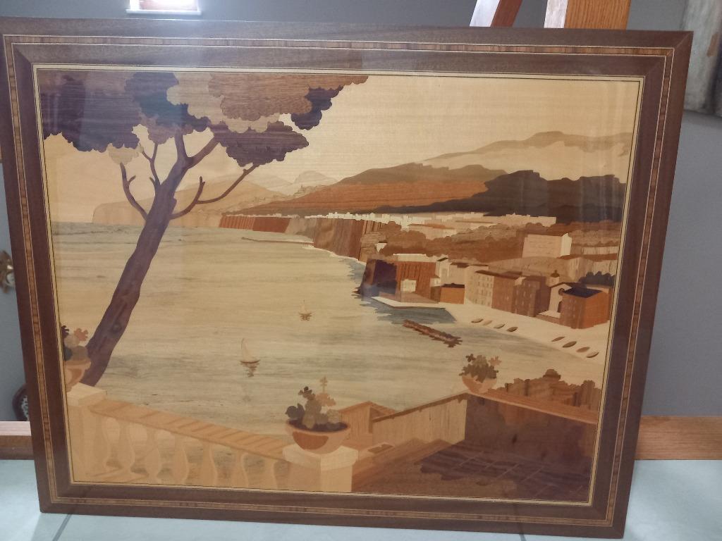 Italiaans marqueterie 65cmx52cm, Ophalen of Verzenden