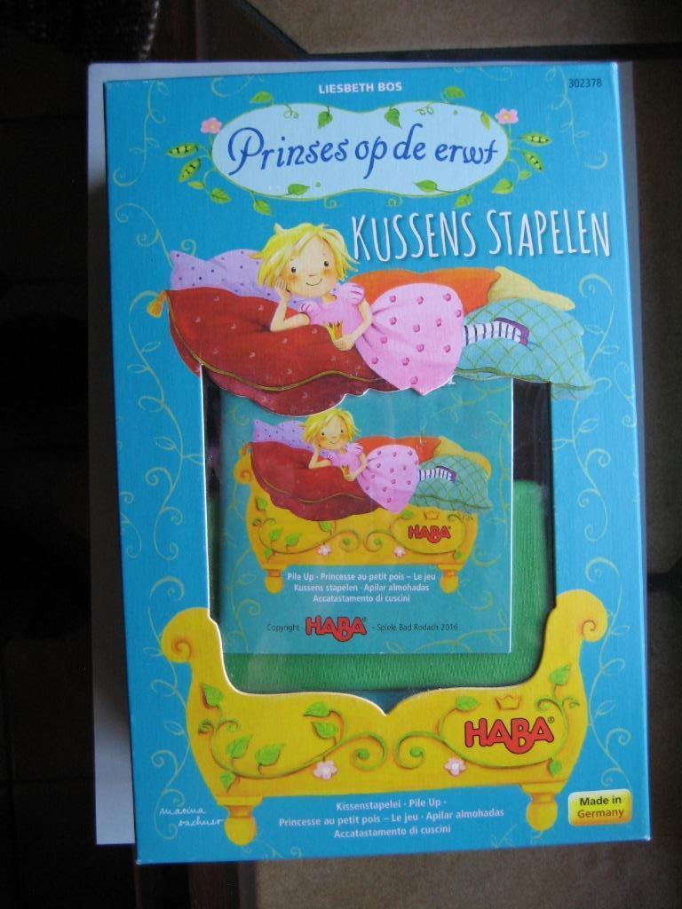 Prinses op de erwt (Kussens stapelen) - HABA, Enfants & Bébés, Jouets | Éducatifs & Créatifs, Neuf, Construction, Découverte, Enlèvement ou Envoi