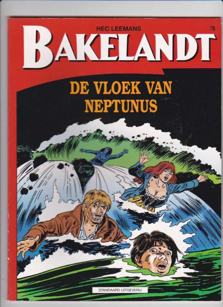 BAKELANDT N76 "DE VLOEK VAN NEPTUNUS" - ENIGE DRUK, Eén stripboek, Hec Leemans, Ophalen of Verzenden, Zo goed als nieuw
