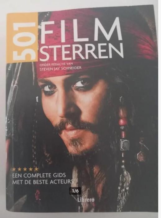 Boek 501 filmsterren Film movie cinema bioscoop Bardot Depp, Ophalen of Verzenden, Zo goed als nieuw