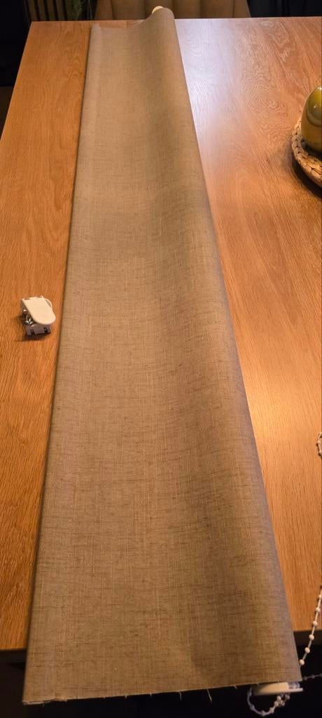 Store enrouleur occultant beige (Look lin), Maison & Meubles, Enlèvement ou Envoi, Beige, Comme neuf, 100 à 150 cm