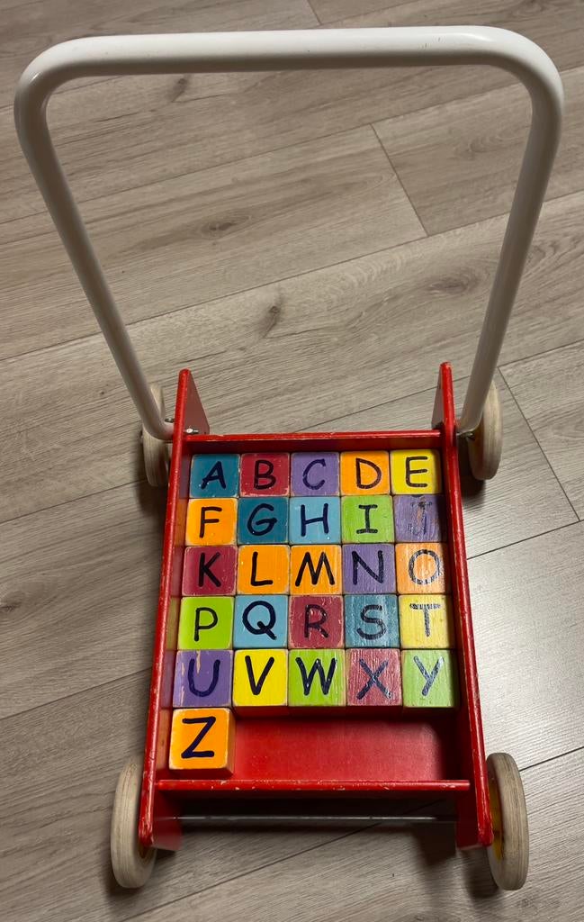 Houten speelgoed voor jonge kinderen, prijs van 5 tot 10€, Ophalen of Verzenden, Zo goed als nieuw, Duw- of Trekspeelgoed