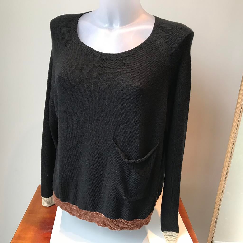 Trui Kaos Jeans maat L, Kaos Jeans, Ophalen of Verzenden, Maat 42/44 (L), Zwart