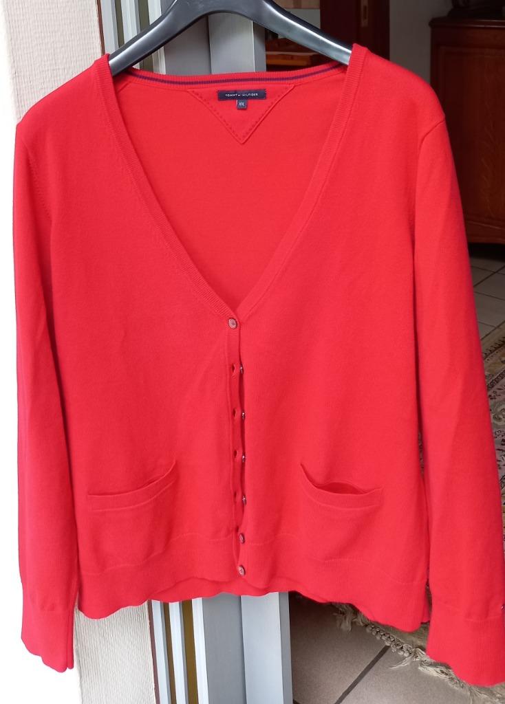 rood dames golfje Tommy Hilfiger 44/46 NIEUW, Kleding | Dames, Truien en Vesten, Tommy hilfiger, Maat 42/44 (L), Nieuw, Ophalen of Verzenden