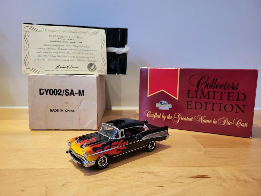 Chevrolet Bel Air Sport Coupé Hot Rod de 1957 Dinky Matchbox, Enlèvement ou Envoi, Comme neuf, Voiture, Matchbox