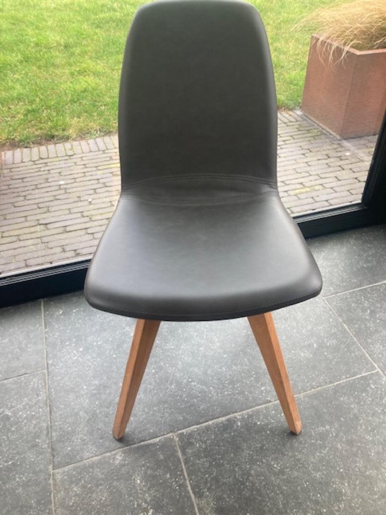 stoel, Huis en Inrichting, Ophalen, Gebruikt, Grijs, Vijf, Zes of meer stoelen