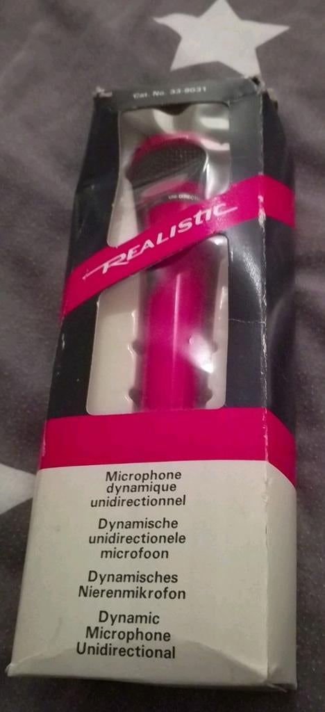 Microphone réaliste vintage, Musique & Instruments, Enlèvement ou Envoi, Neuf