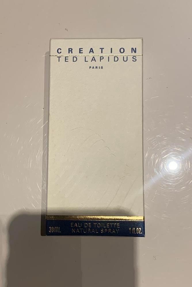 Vintage parfum Ted Lapidus Création Eau de Toilette vontage, Ophalen, Zo goed als nieuw