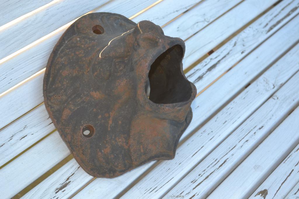 beau bec de fontaine en fonte antique, Enlèvement ou Envoi, Utilisé, Pierre, Fontaine