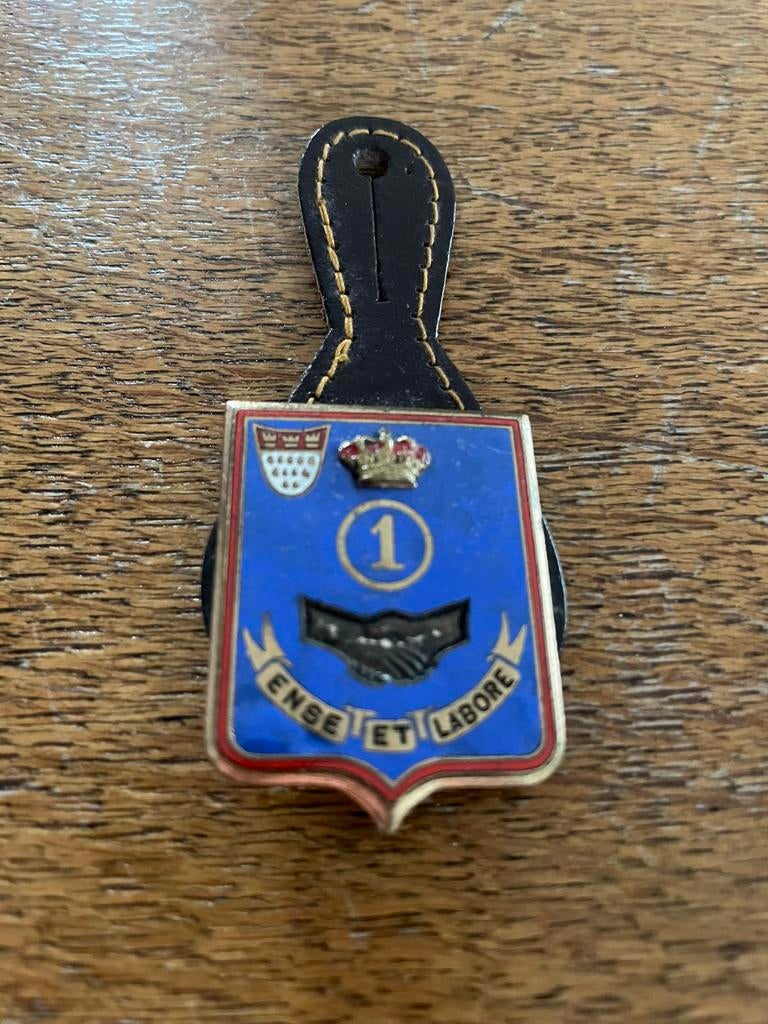 Borsthanger 1ste groepering logistiek, Verzamelen, Militaria | Algemeen, Verzenden, Landmacht, Embleem of Badge